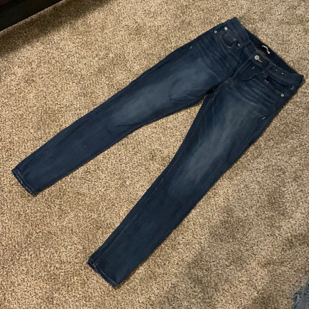 Express Jeans Mid Rise Stretch Leggings